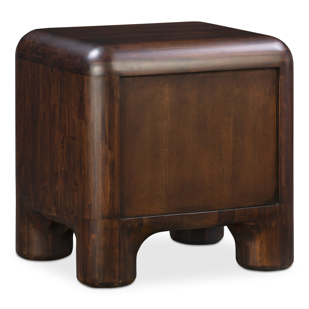 Rowan Nightstand Dark Brown - 1630Living
