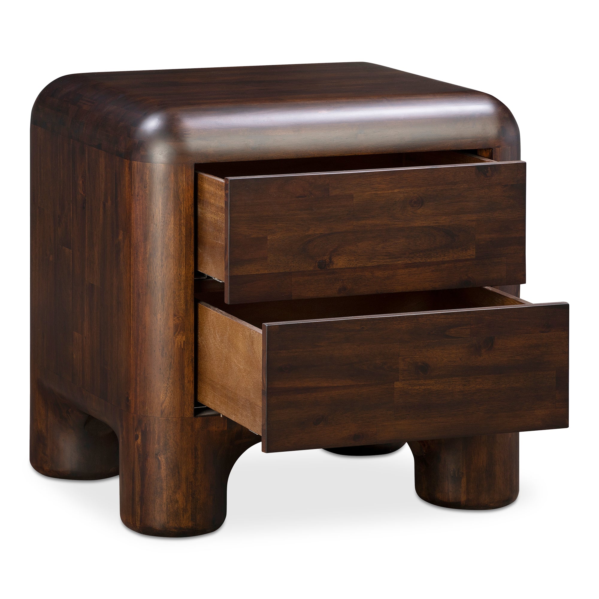 Rowan Nightstand Dark Brown - 1630Living