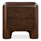 Rowan Nightstand Dark Brown - 1630Living