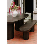 Rocca Bench Black - 1630Living