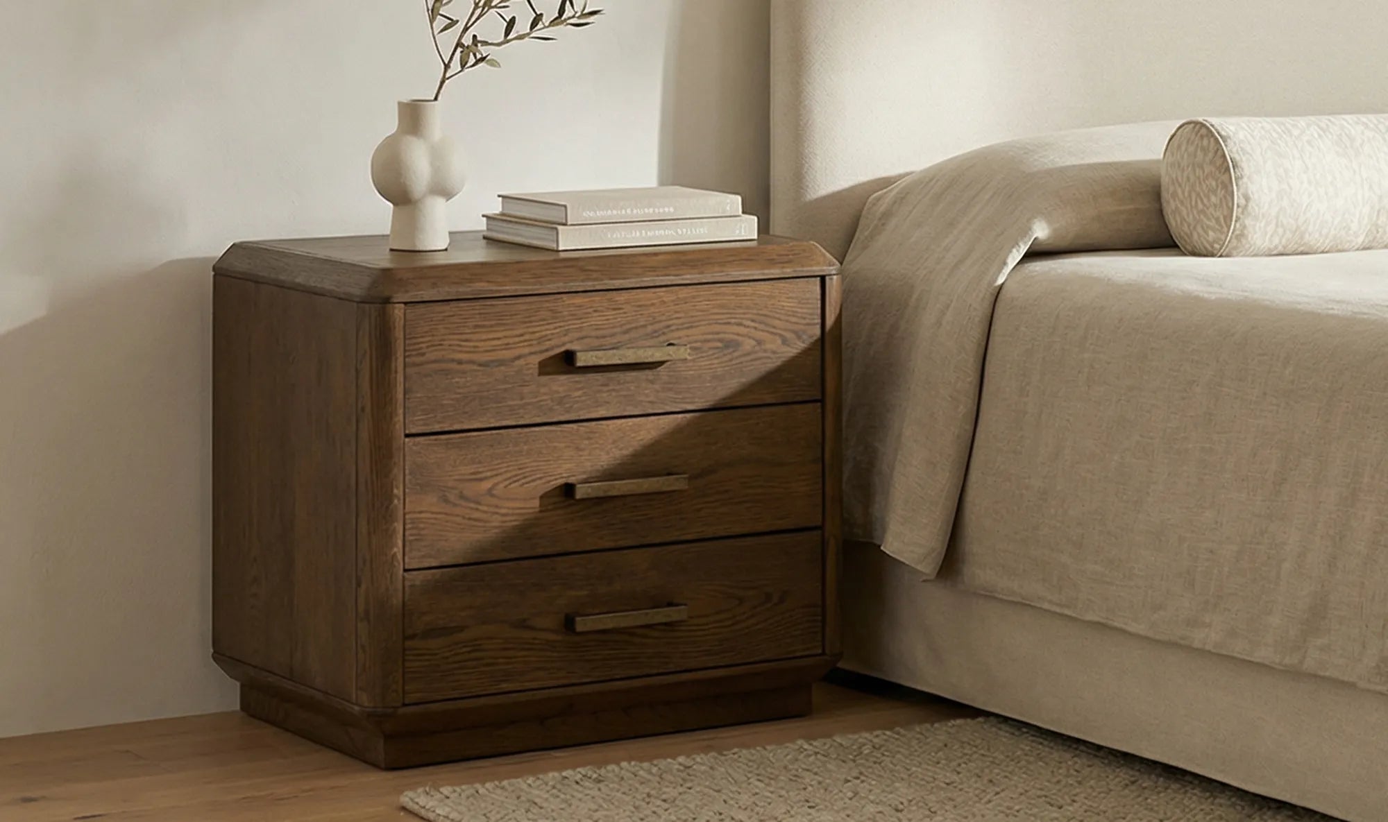 Caleb Nightstand Brown - 1630Living