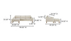 Quinn Sectional Oatmeal - 1630Living