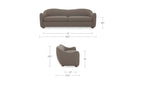 Bria Sofa Brown - 1630Living