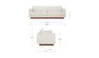 Vernon Sofa White - 1630Living