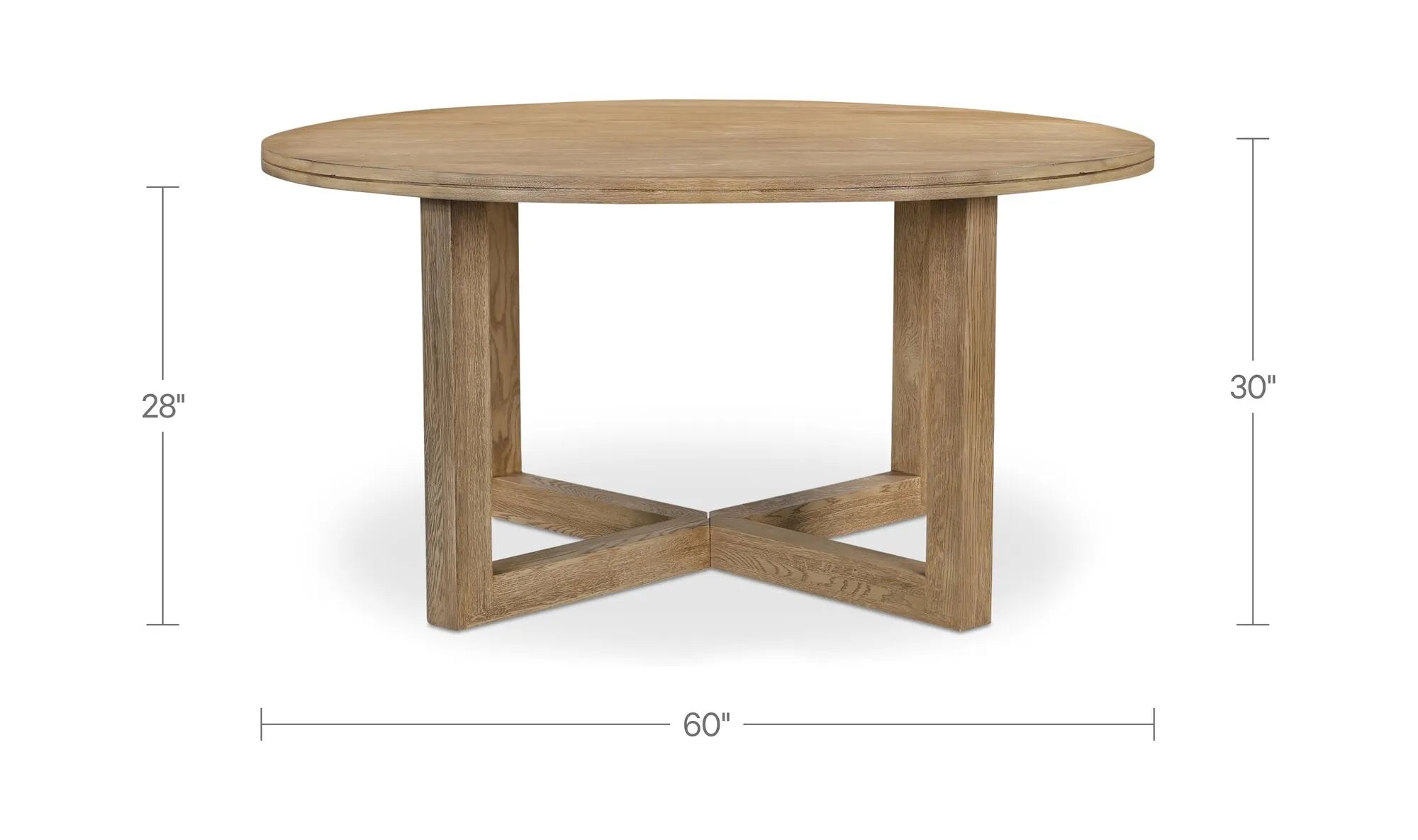 Joel Dining Table Natural - 1630Living