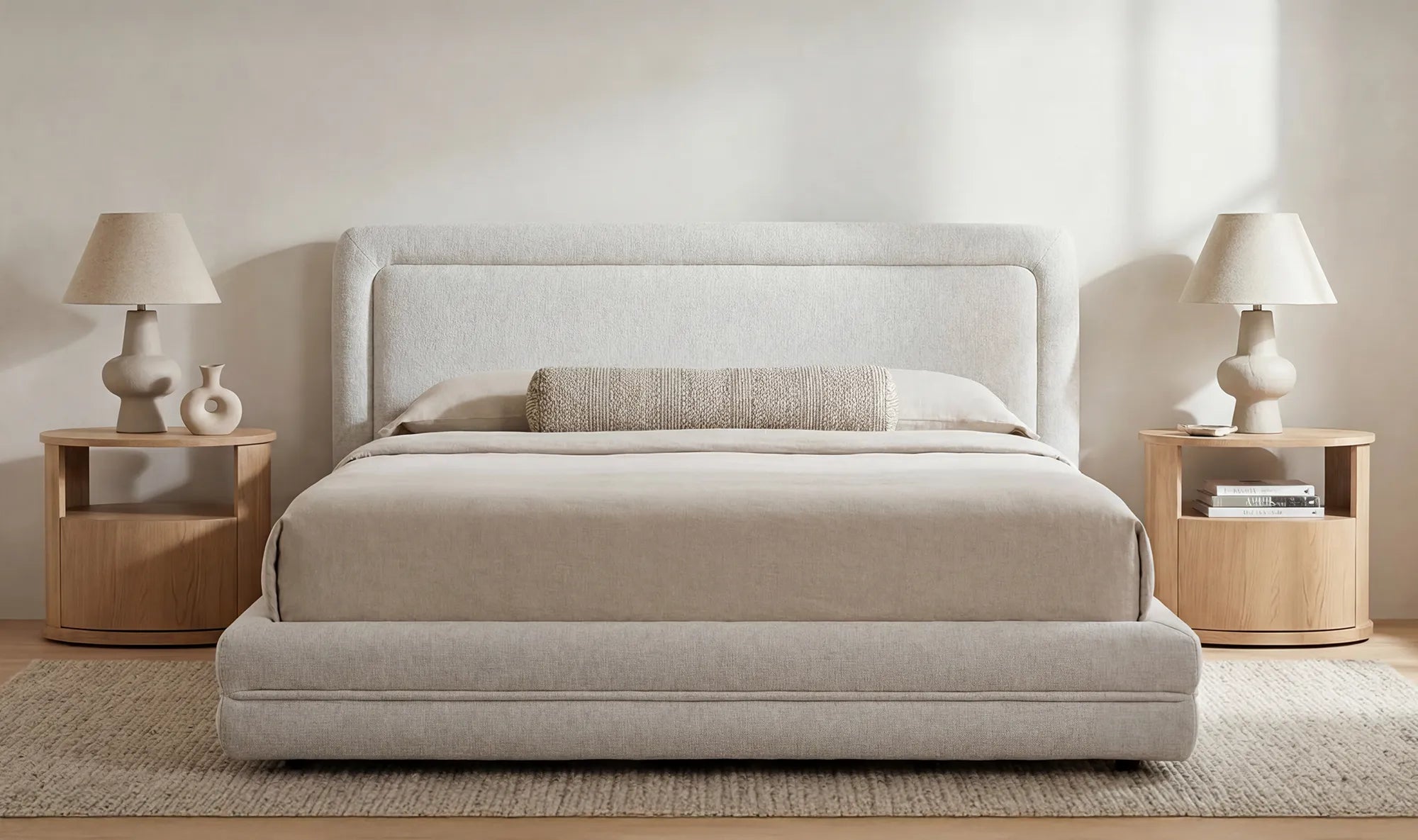Tory Queen Bed Pebble - 1630Living