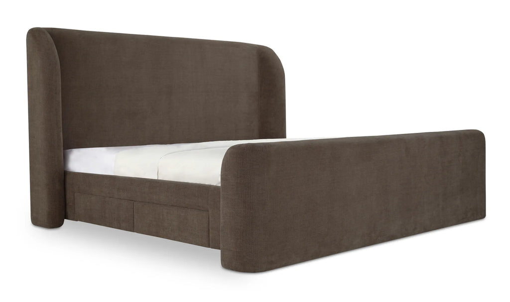 Sophia Queen Storage Bed Brown - 1630Living