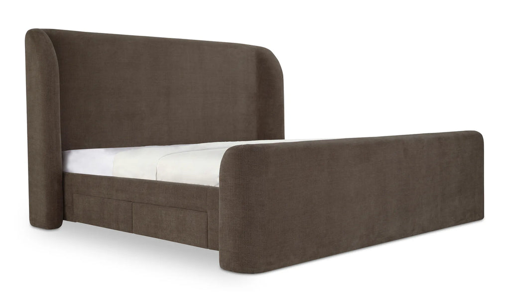 Sophia King Storage Bed Brown - 1630Living