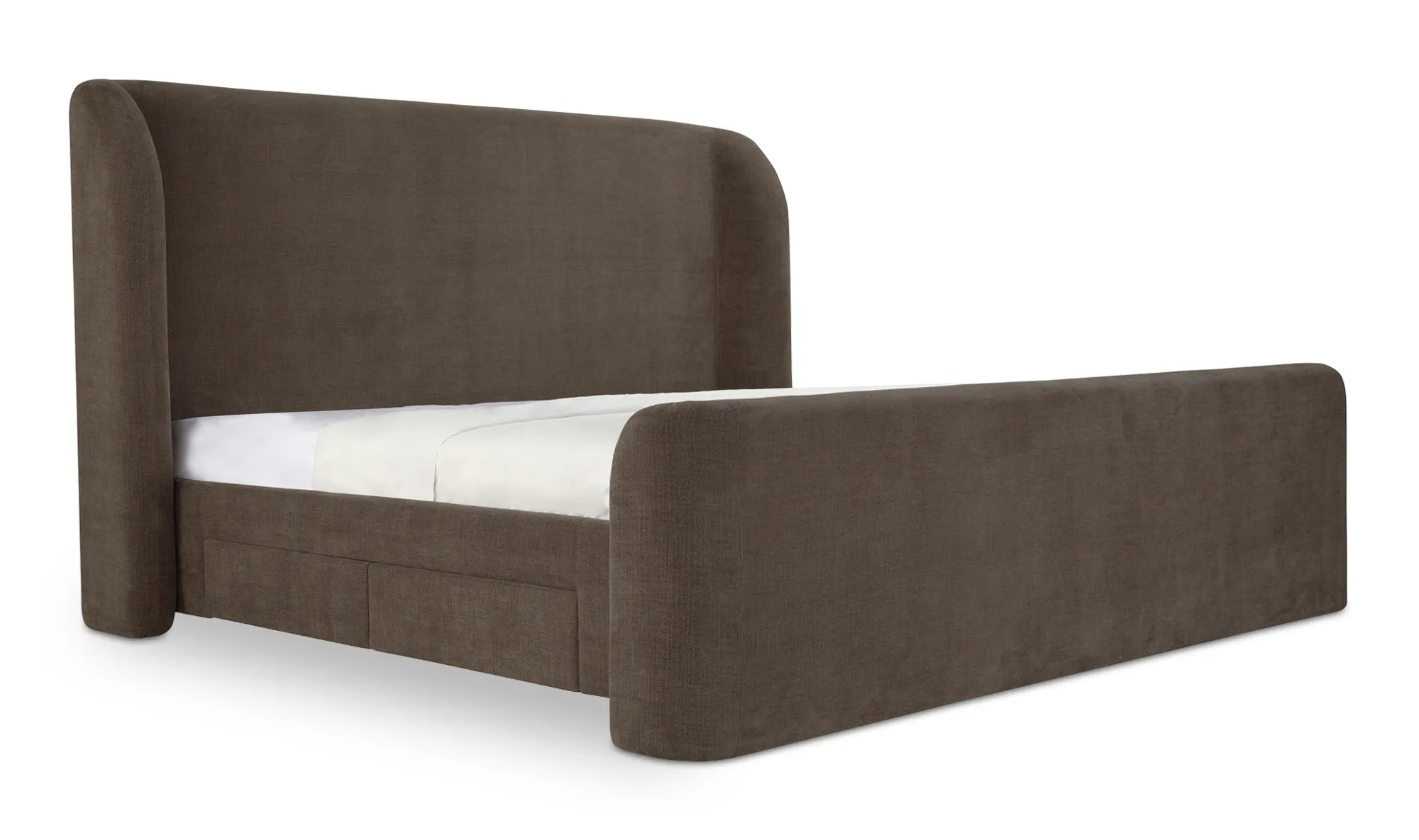 Sophia King Storage Bed Brown - 1630Living